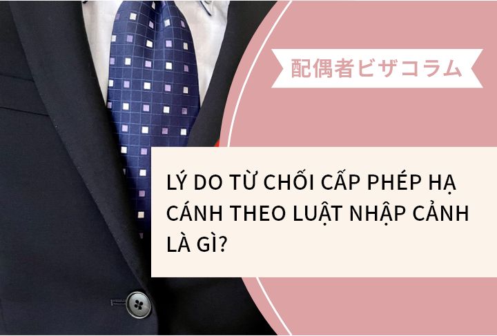 LÝ DO TỪ CHỐI CẤP PHÉP HẠ CÁNH THEO LUẬT NHẬP CẢNH LÀ GÌ?