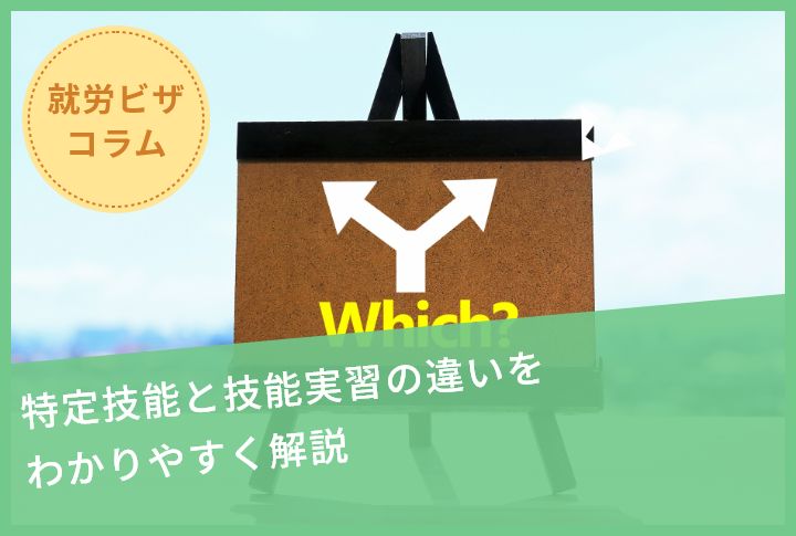 特定技能と技能実習の違いをわかりやすく解説